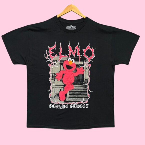 Heavy Metal PBS Kids 123 Sesame Street Elmo Tee XL - Picture 1 of 4